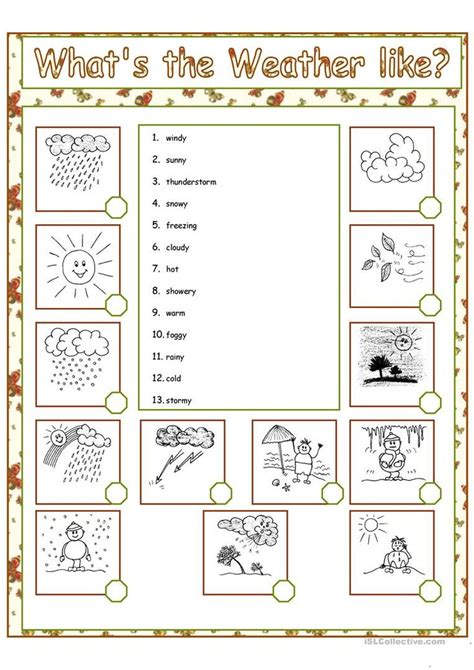 Whats The Weather Like Worksheet Free Esl Printable Worksheets Made