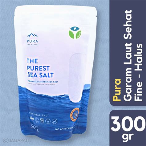 Pura Purest Sea Salt 300gr Garam Laut Halus Lazada Indonesia