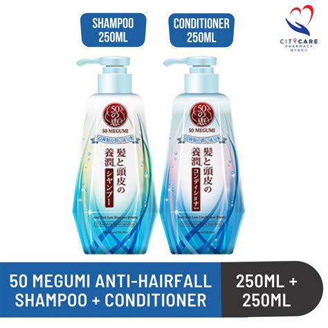 Megumi Anti Hair Loss Shampoo Fresh Ml Conditioner Fresh Ml Shopee Malaysia
