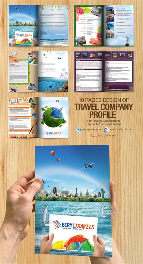 travel company profile company profile design company profile
