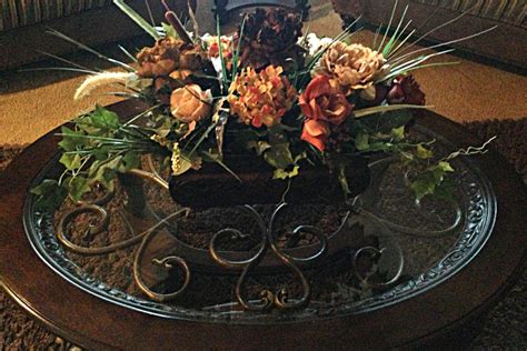Coffee Table Decor Artificial Flower Arrangement