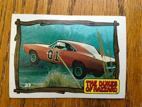 Qty Of 1 1981 Dukes Of Hazzard General Lee Car Trading Card No37