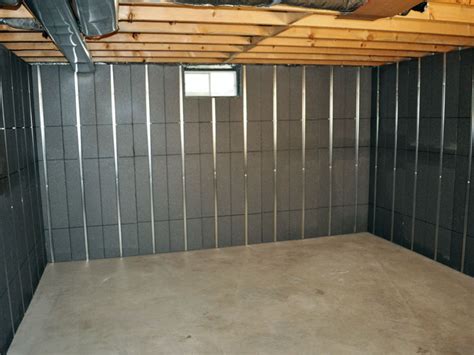 Insulating Basement Wall With Thermaldry Basement Wall System