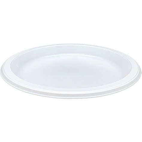 Genuine Joe Reusable Plastic White Plates Serving Disposable