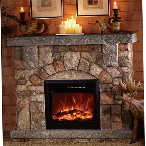 Rustic Electric Fireplace Rustic Electric Fireplaces I Portable