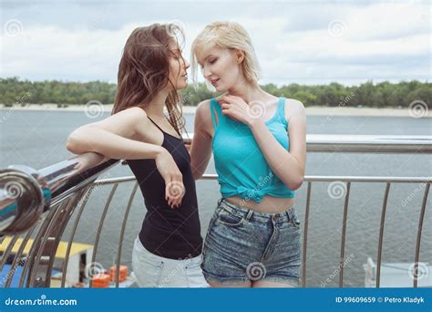 woman flirting with a friend stock image image of lovers homosexual 99609659