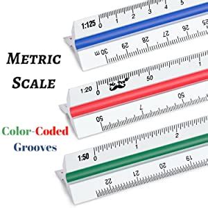 Remember metric is based on ten, so if you have a ruler, a quarter of the way between 2 and 3 is not 2 1/4 but 2.25 precision scales could be a milligram.there is no real basic metric unit for a balance scale. Amazon.com : Mr. Pen- Metric Engineer Scale Ruler, Ruler, 12" Aluminum Scale Ruler, Triangular ...
