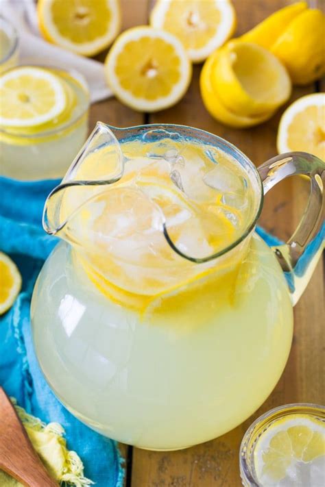 How To Make The Best Homemade Lemonade Only 3 Ingredients A Perfect