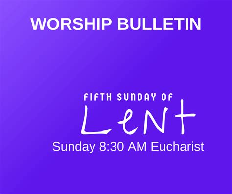 Worship Bulletin 8 30 Am Sunday April 3 2022 St Matthews Evangelical Lutheran Church