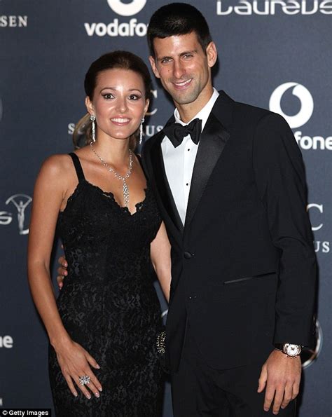 Novak Djokovic And Wife Jelena Ristic Wrap Up With Baby Son Stefan