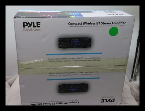 Pyle PDA5BU 2 Channel 200 Watt Receiver OB 160911 68888754507 EBay