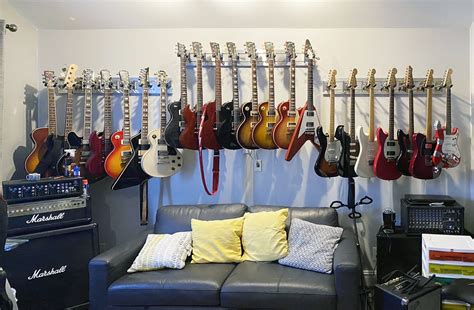 Pin by diamondLife Gear on Guitar Hanger MX™ | Guitar wall hanger, Guitar hanger, Guitar room