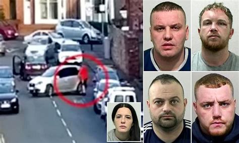 Shocking Cctv Shows The Moment Gang Use Two Cars To Repeatedly Mow Down Rival