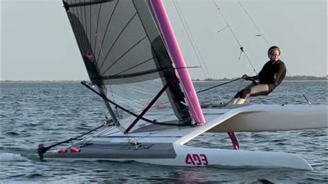 Foiling A Class Catamarans Are Prettier In Pink Youtube