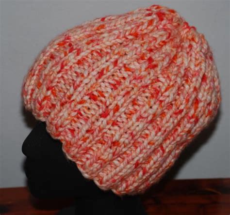 No Circular Needles? No Problem! Make a Ribbed Hat Knit Flat | Hat knitting patterns, Chunky ...