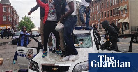 Baltimore Protesters And Police Clash After Freddie Gray Funeral In