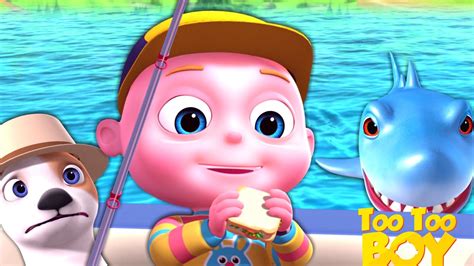 Fishing Episode Videogyan Kids Shows Cartoon Animation For Children