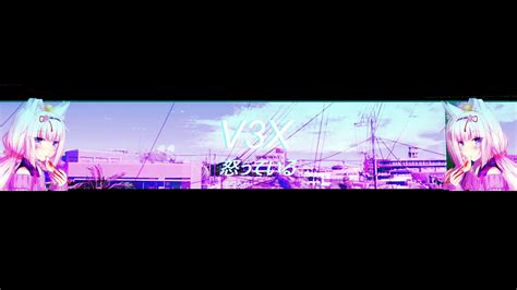 Anime Aesthetic Youtube Banner