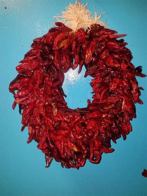 Large Red Chile Wreath Chile Traditions