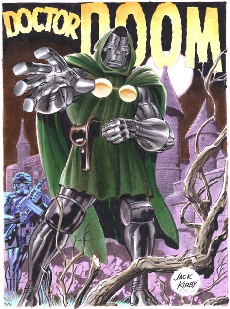 Doctor Doom By Jack Kirby Bruce Timm Doctor Doom Art Comic Art