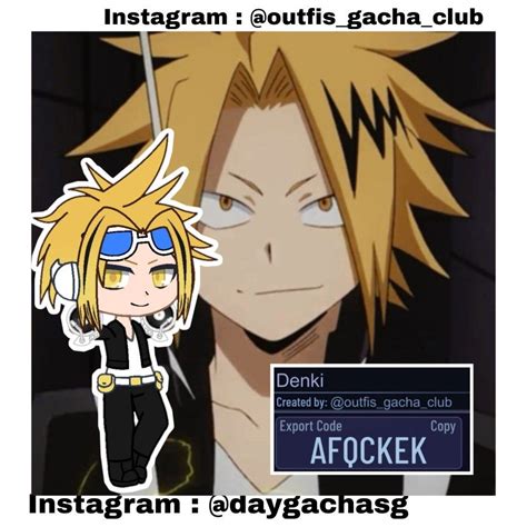 Denkiboku No Hero Academygacha Club Oc Anime Cartoon Pics Club