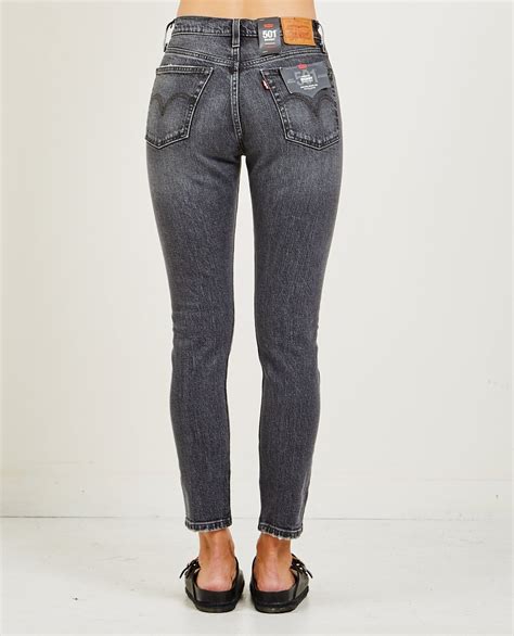 Levis 501 Skinny Jeans Coal Black Garmentory