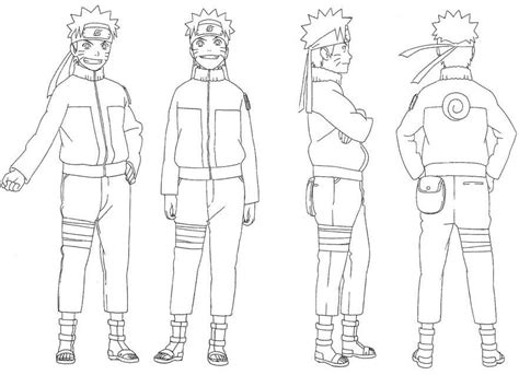 Como Dibujar A Naruto Cuerpo Completo Reverasite