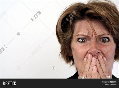 Scared Woman Image And Photo Free Trial Bigstock