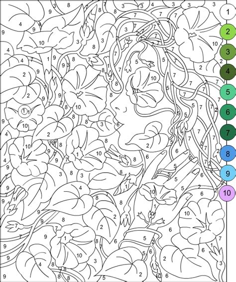 You don't need your crayons anymore! Nicole's Free Coloring Pages: COLOR BY NUMBER!