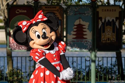 Minnie Mouse Meet And Greet Moves To New World Showcase Location In Epcot