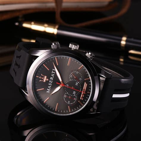 Everso - Everso Men's Luxury Watch Maserati Watch Waterproof Watch Men's Business Stainless ...