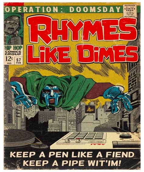 Mf Doom Rhymes Like Dimes Comic Comic Ts Paintings And Prints Entertainment Music Rap