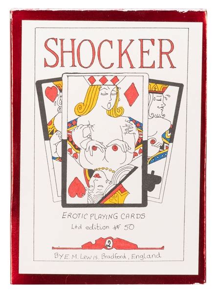 Lot Detail Elaine Lewis Shocker Erotic Playing Cards Bradford Englan