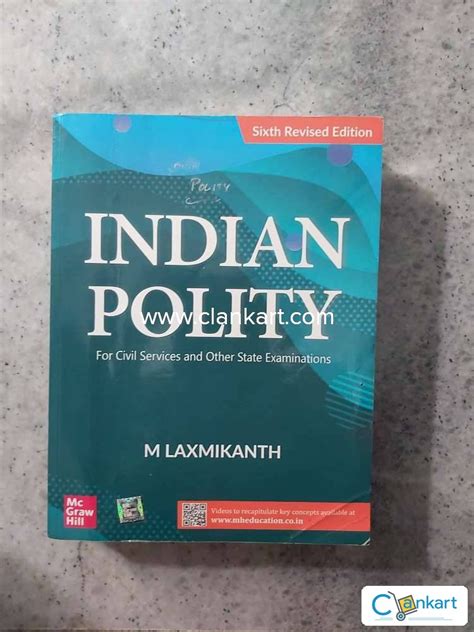 Buy Indian Polity For Civil Services And Other State Examinations 6th