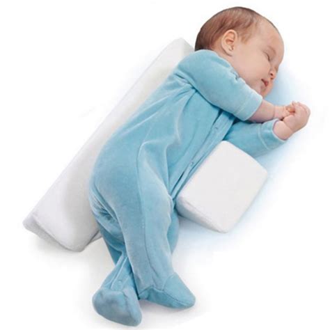 Baby Anti Roll Side Sleeper Positioner Wedge Pillow Zincera