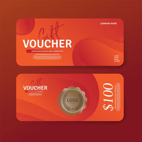 Gift Voucher Premium Design Voucher Coupon Template Golden Design