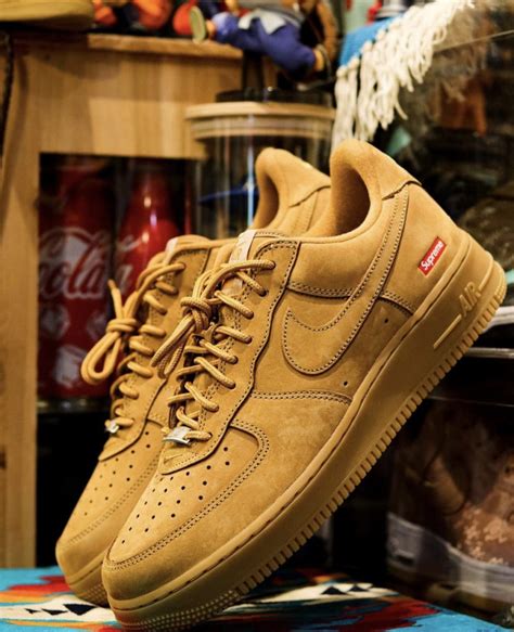 Supreme Nike Air Force 1 Low Flax Dn1555 200 Release Date Sbd