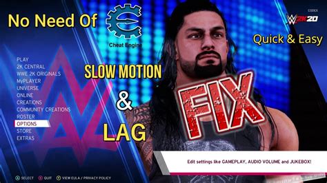 Wwe 2k20 Slow Motion And Lag Fix 2023 Quick And Easy Way To Fix Lag Issue