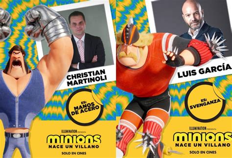 Christian Martinoli Y Luis García Llegarán Al Cine Con “minions 2 Nace Un Villano” Infobae