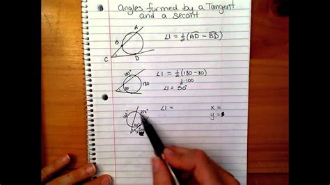 In the below figure pq is the tangent to the circle and sample problems on tangent to a circle. Angles formed by a tangent & secant intersecting outside ...