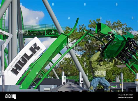 Incredible Hulk Roller Coaster Ride Islands Of Adventure Universal