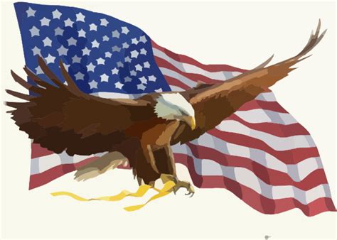 Eagle And Flag Clip Art At Vector Clip Art Online Royalty