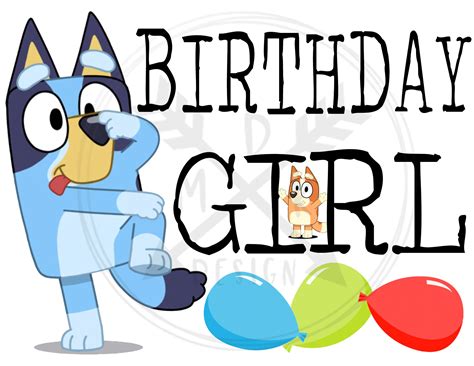 Happy Birthday Bluey Printable Images Printable Word Searches