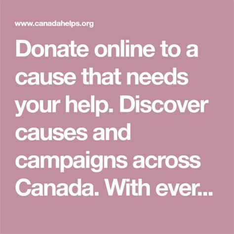 Donate Online To A Cause That Needs Your Help Discover Causes And