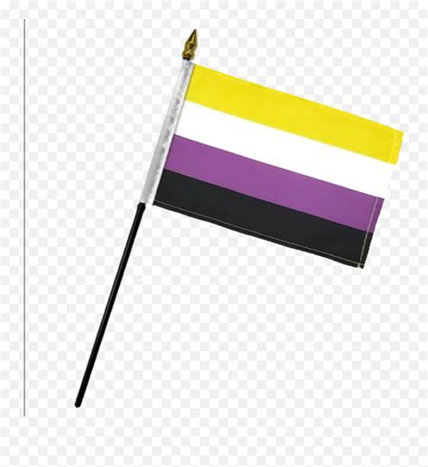 Nonbinary Flag Lgbt Pole Sticker Non Binary Flag No Backround Emoji