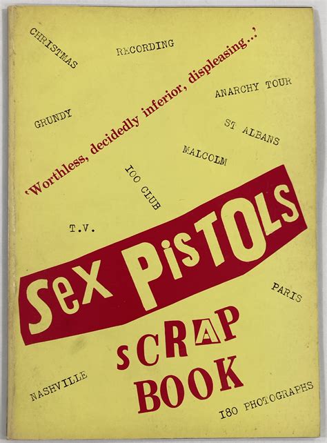 Lot 423 Sex Pistols Scrapbook