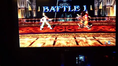 Soul Caliber Arcade Fighting Game Play Disneyquest Downtown Disney