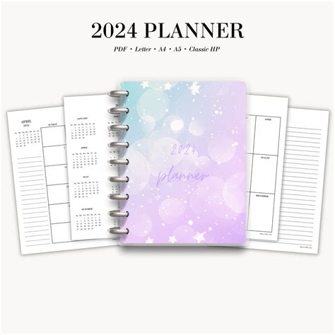2024 Planner Dated 2024 Planner 2024 Monthly Calendar Planner