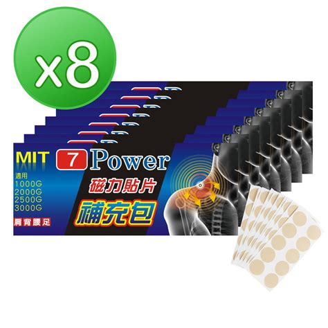 7power Mit舒緩磁力貼替換貼布 X 8包超值組30枚包 不含磁石 磁石電氣石貼布項圈 Yahoo奇摩購物中心