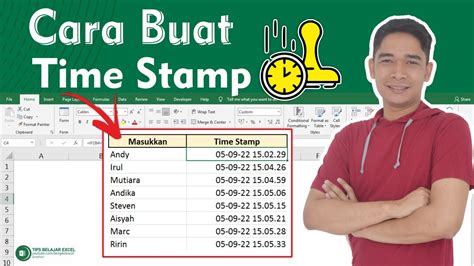 Cara Membuat Timestamp Atau Check Lock Tidak Berubah Di Excel YouTube